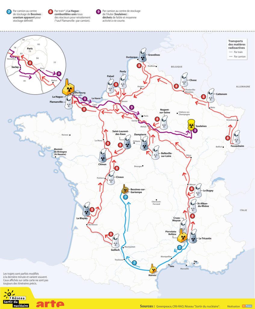 Lire la suite à propos de l’article Blocage des convois de combustibles nucléaire